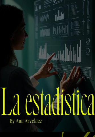 La estadistica Ana Arvelaez 