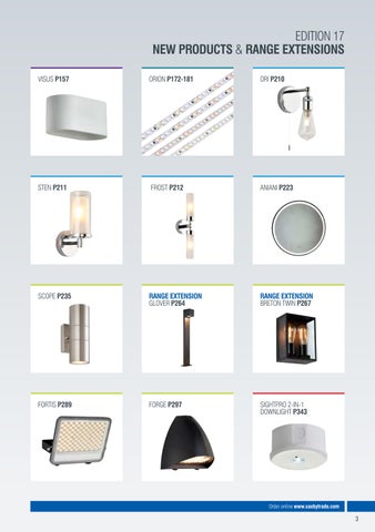 Lighting Edition 17 灯饰目录 · Saxby 第 5 页