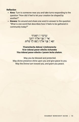 Shabbat Bereishit 指南 第 10 页