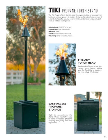 The Outdoor Plus 家具目录 · 2025 FIRE TORCHES by 第 13 页