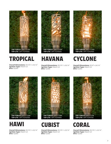 The Outdoor Plus 家具目录 · 2025 FIRE TORCHES by 第 7 页