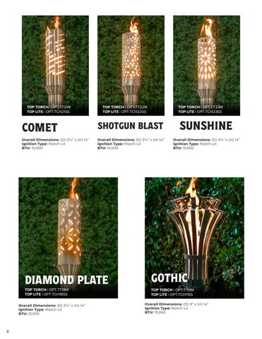The Outdoor Plus 家具目录 · 2025 FIRE TORCHES by 第 8 页