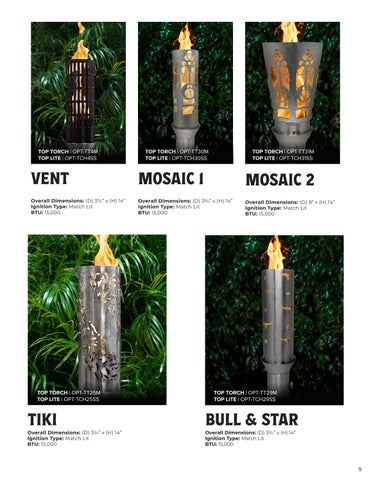 The Outdoor Plus 家具目录 · 2025 FIRE TORCHES by 第 9 页