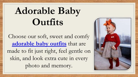Adorable Baby Outfits