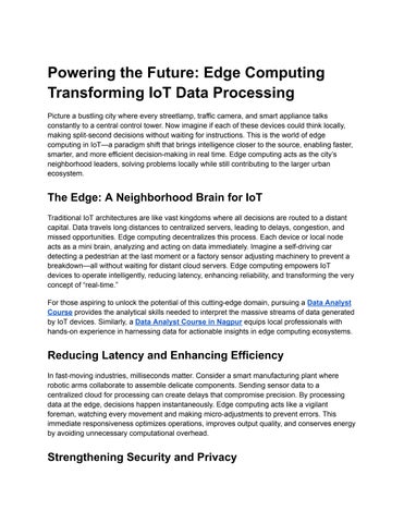 Powering the Future_ Edge Computing Transforming IoT Data Processing by ...