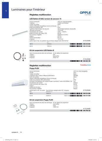 Sonepar Suisse 灯饰目录 · Neu Druckdaten Lichtkatalog 2025 f V7 第 14 页