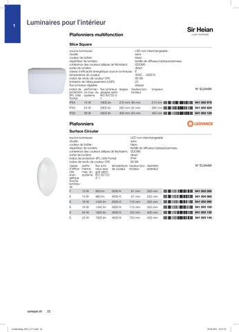 Sonepar Suisse 灯饰目录 · Neu Druckdaten Lichtkatalog 2025 f V7 第 22 页