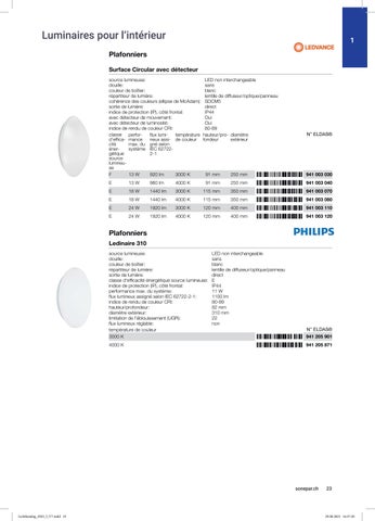 Sonepar Suisse 灯饰目录 · Neu Druckdaten Lichtkatalog 2025 f V7 第 23 页
