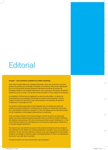 Sonepar Suisse 灯饰目录 · Neu Druckdaten Lichtkatalog 2025 f V7 第 2 页