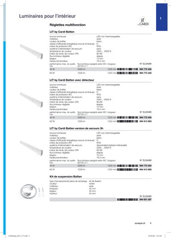 Sonepar Suisse 灯饰目录 · Neu Druckdaten Lichtkatalog 2025 f V7 第 9 页
