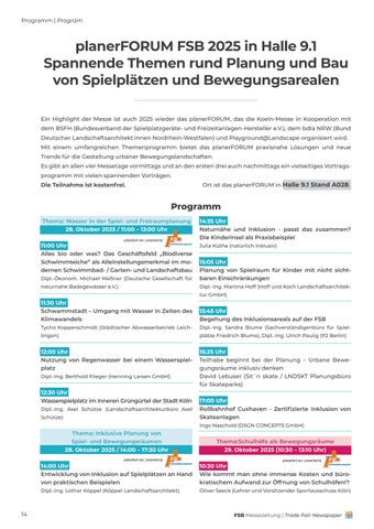 FSB Messezeitung 2025 第 14 页