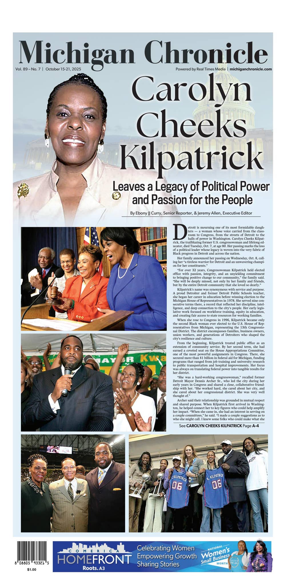 Michigan Chronicle Vol. 89 - No. 7 by Real Times Media - Issuu