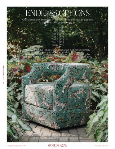 Worlds Away 2025 定制 Upholstery Supplement Updated 第 12 页