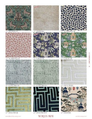 Worlds Away 2025 定制 Upholstery Supplement Updated 第 15 页