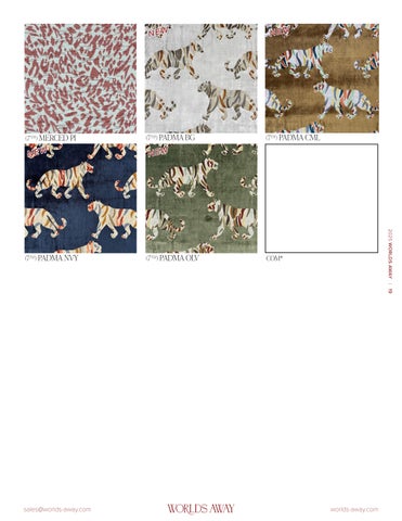 Worlds Away 2025 定制 Upholstery Supplement Updated 第 19 页