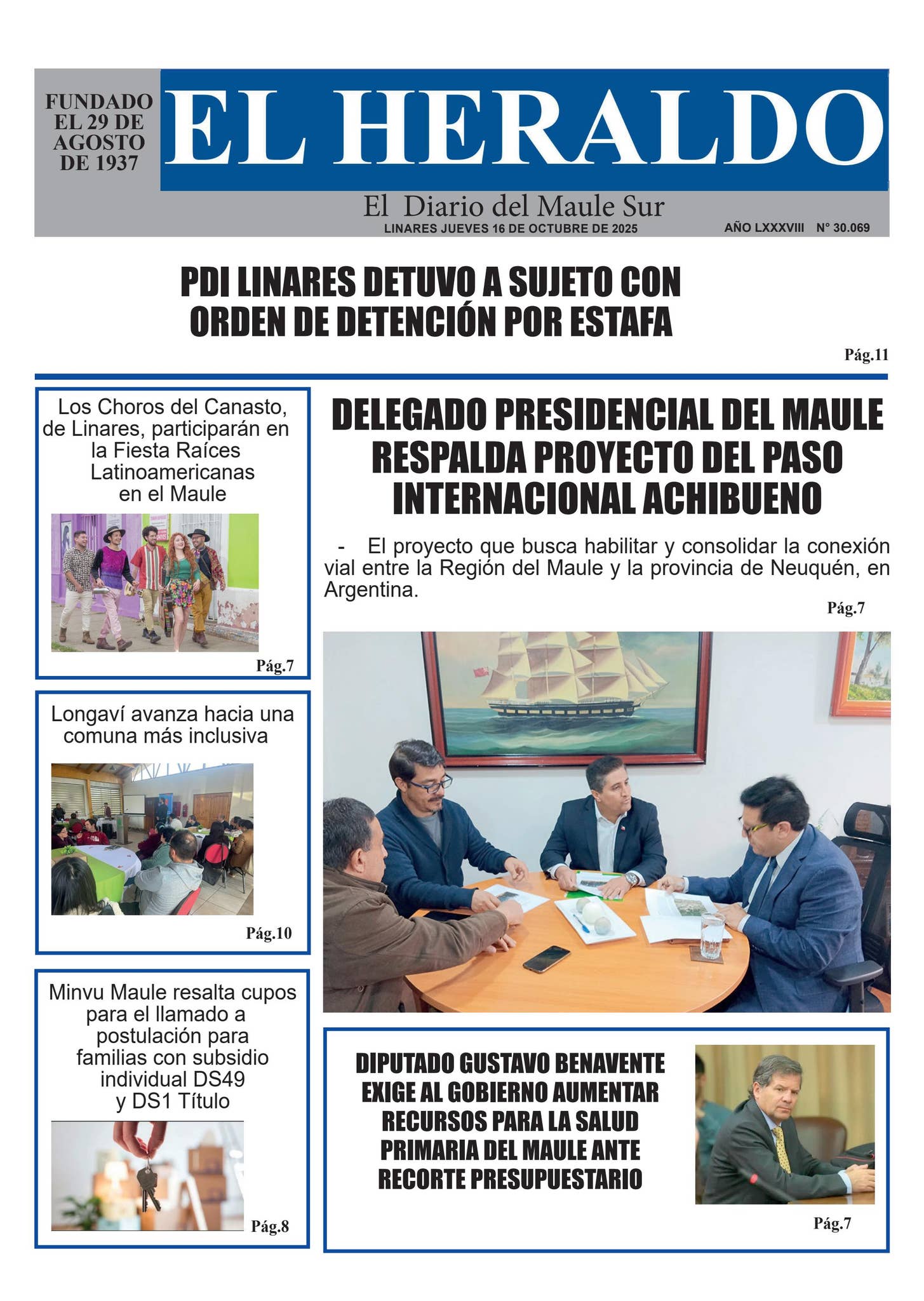 Jueves 16 de octubre 2025