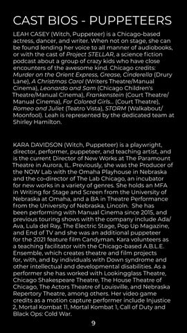 Manual Cinema's "The 4th Witch": Program 第 9 页