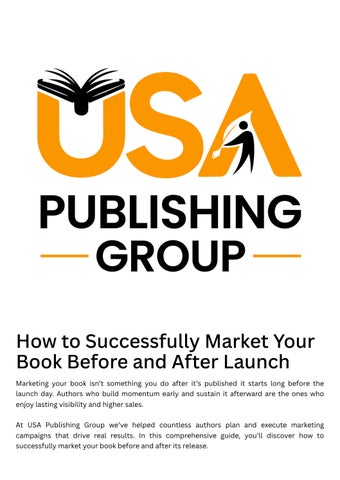 How to Successfully Market Your Book Before and After Launch