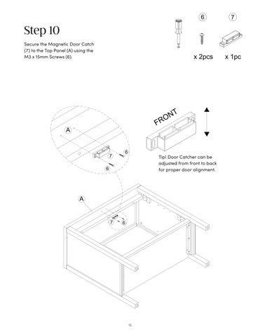 Scott 收纳 柜 Instruction Sheet 32410 第 15 页