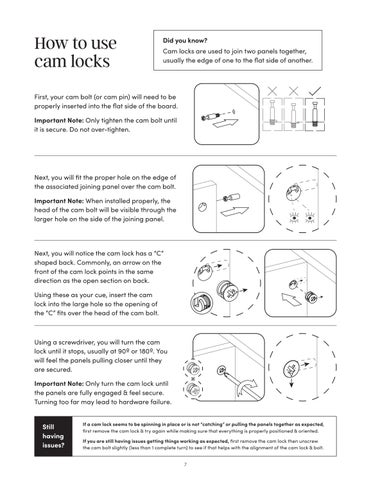 Scott 收纳 柜 Instruction Sheet 32410 第 7 页