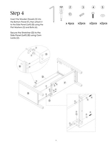 Scott 收纳 柜 Instruction Sheet 32410 第 9 页