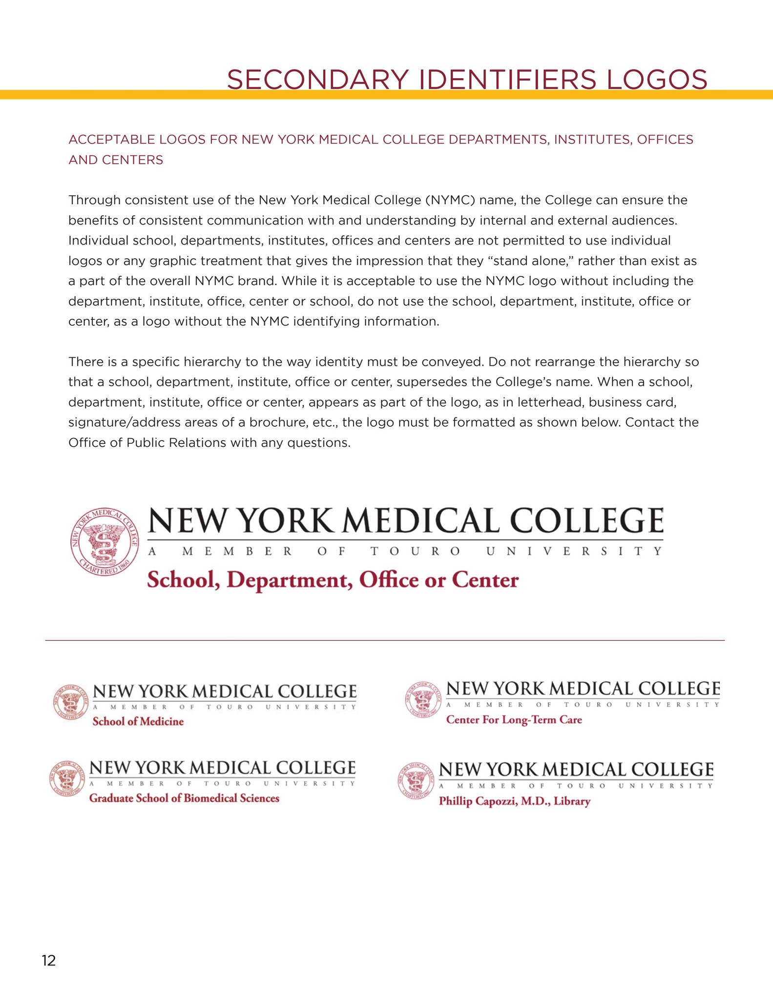NYMC Style Guide by New York Medical College - Issuu