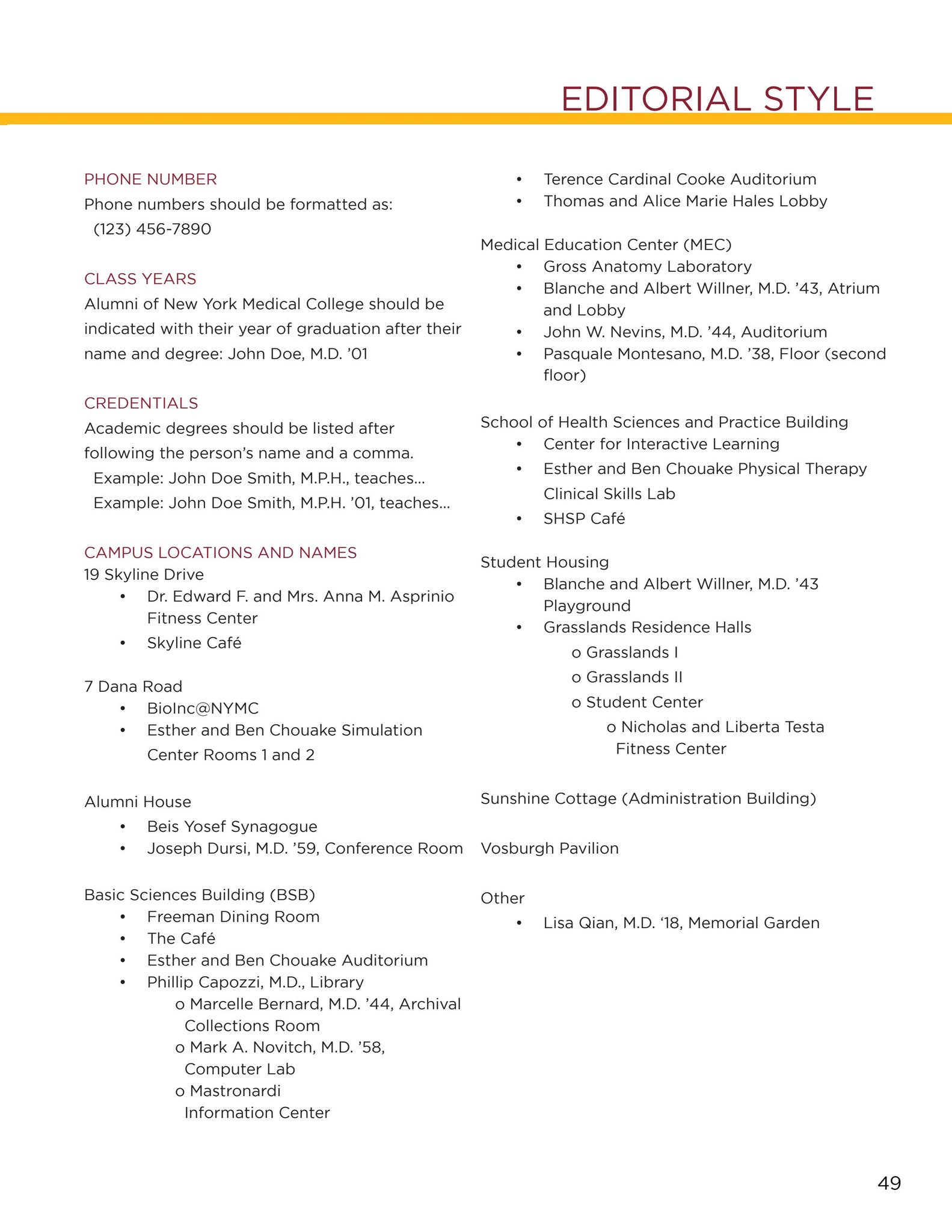 NYMC Style Guide by New York Medical College - Issuu