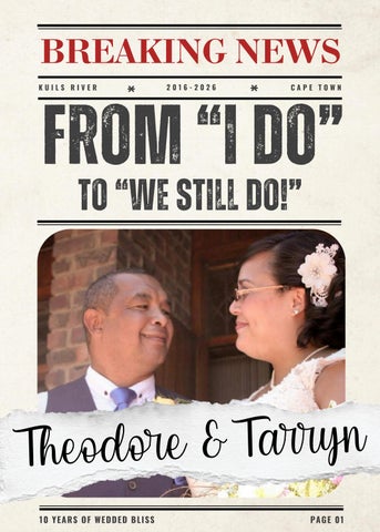 Anniversary Newspaper