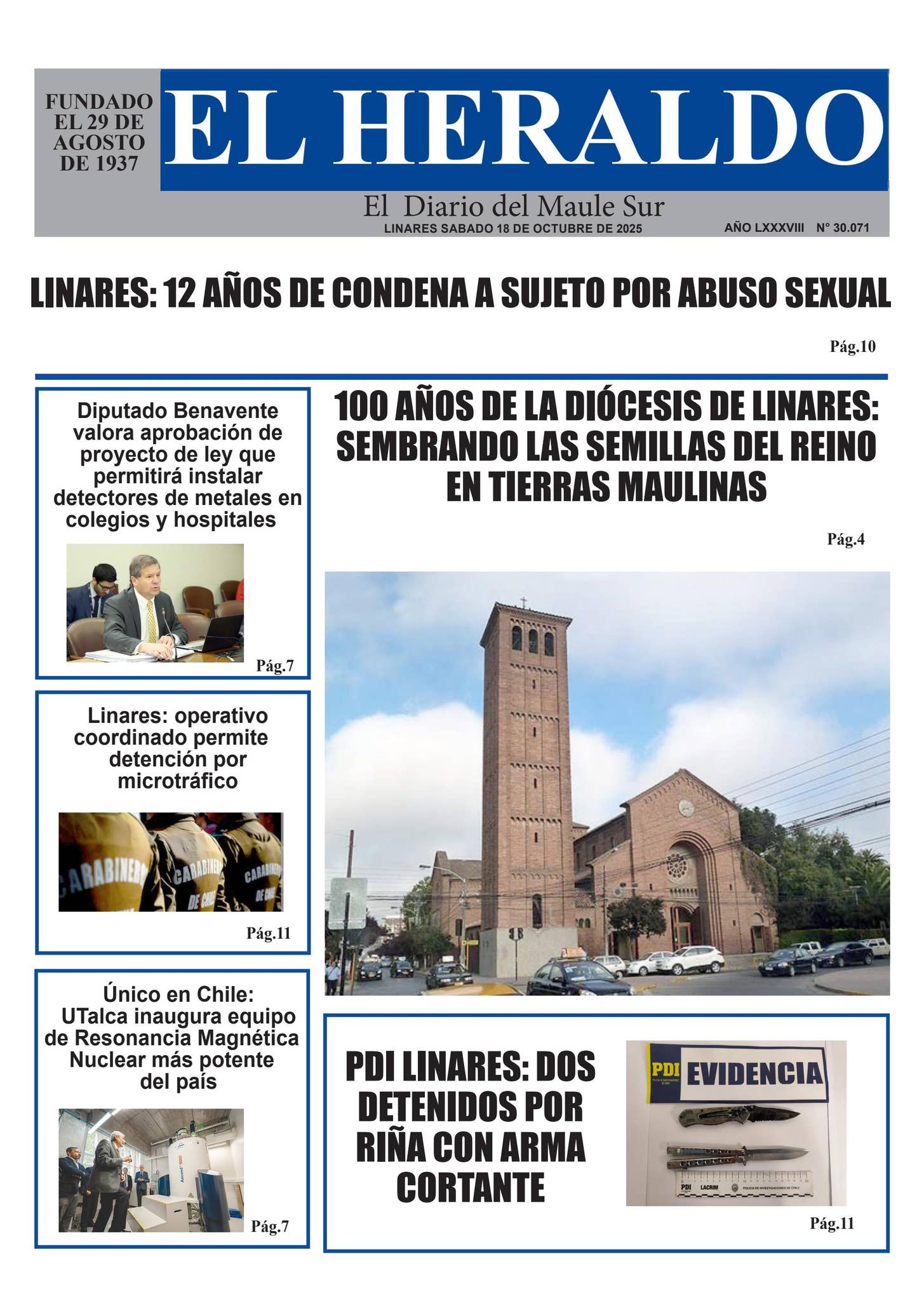 Sabado 18 de octubre 2025
