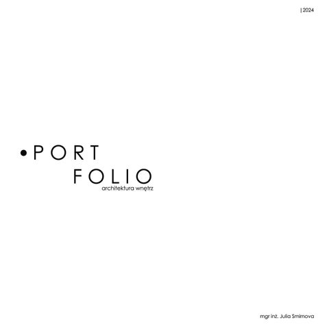 Portfolio - wnętrza