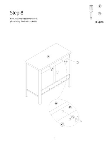 Scott 收纳 柜 Instruction Sheet 32411 第 13 页