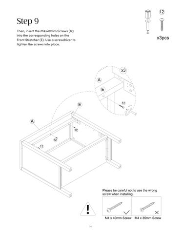 Scott 收纳 柜 Instruction Sheet 32411 第 14 页