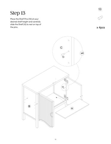 Scott 收纳 柜 Instruction Sheet 32411 第 19 页