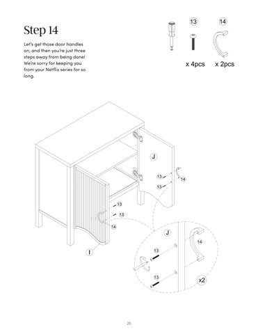 Scott 收纳 柜 Instruction Sheet 32411 第 20 页