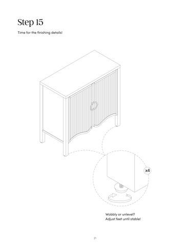 Scott 收纳 柜 Instruction Sheet 32411 第 21 页