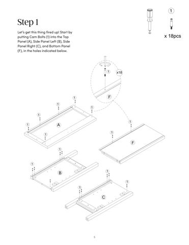 Scott 收纳 柜 Instruction Sheet 32411 第 5 页