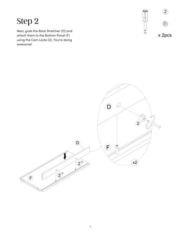 Scott 收纳 柜 Instruction Sheet 32411 第 6 页