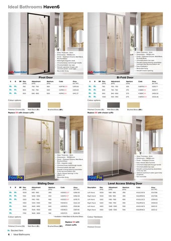 Ideal Bathrooms x Roman 家具手册 - Sept 2025 第 6 页