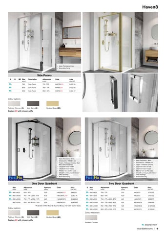 Ideal Bathrooms x Roman 家具手册 - Sept 2025 第 9 页