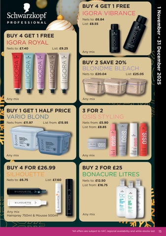 November-December Offer 家具手册 2025 第 15 页