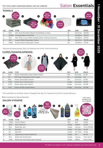 November-December Offer 家具手册 2025 第 5 页