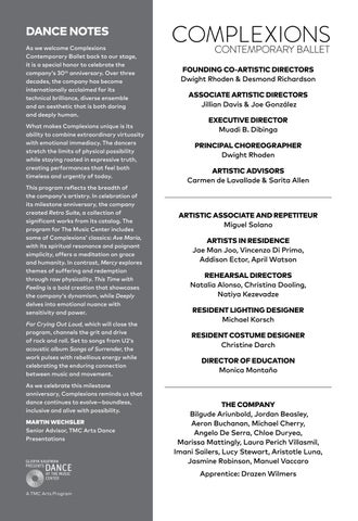 Complexions 现代 Ballet Program Notes 第 5 页