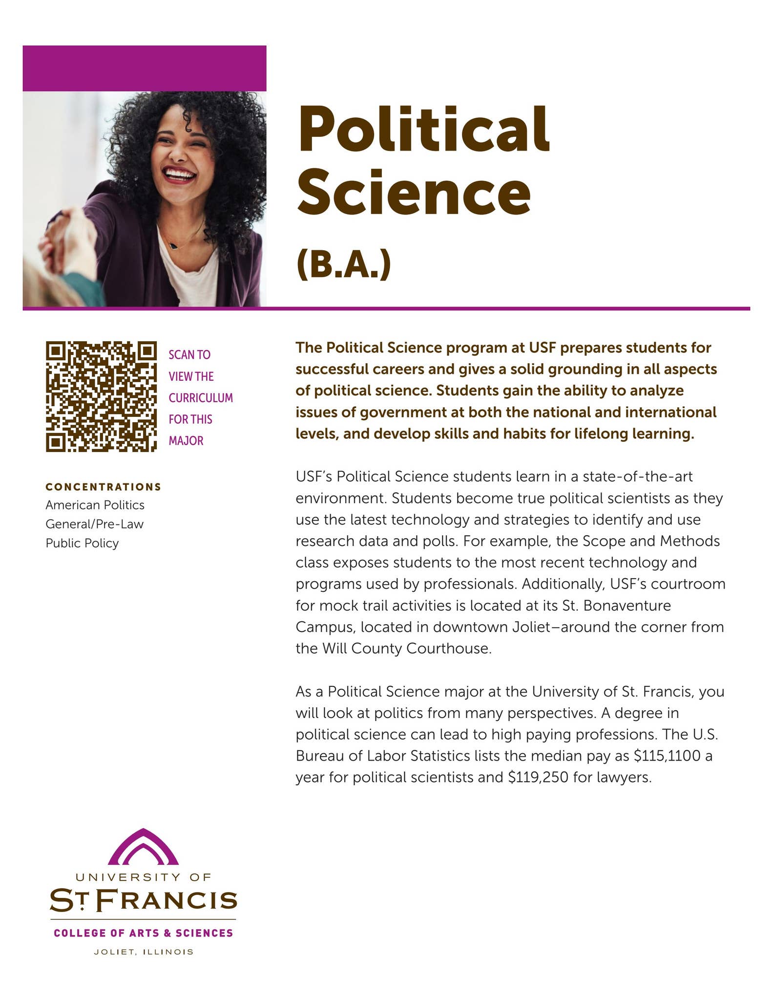 Political Science (B.A.) by University of St. Francis - Issuu