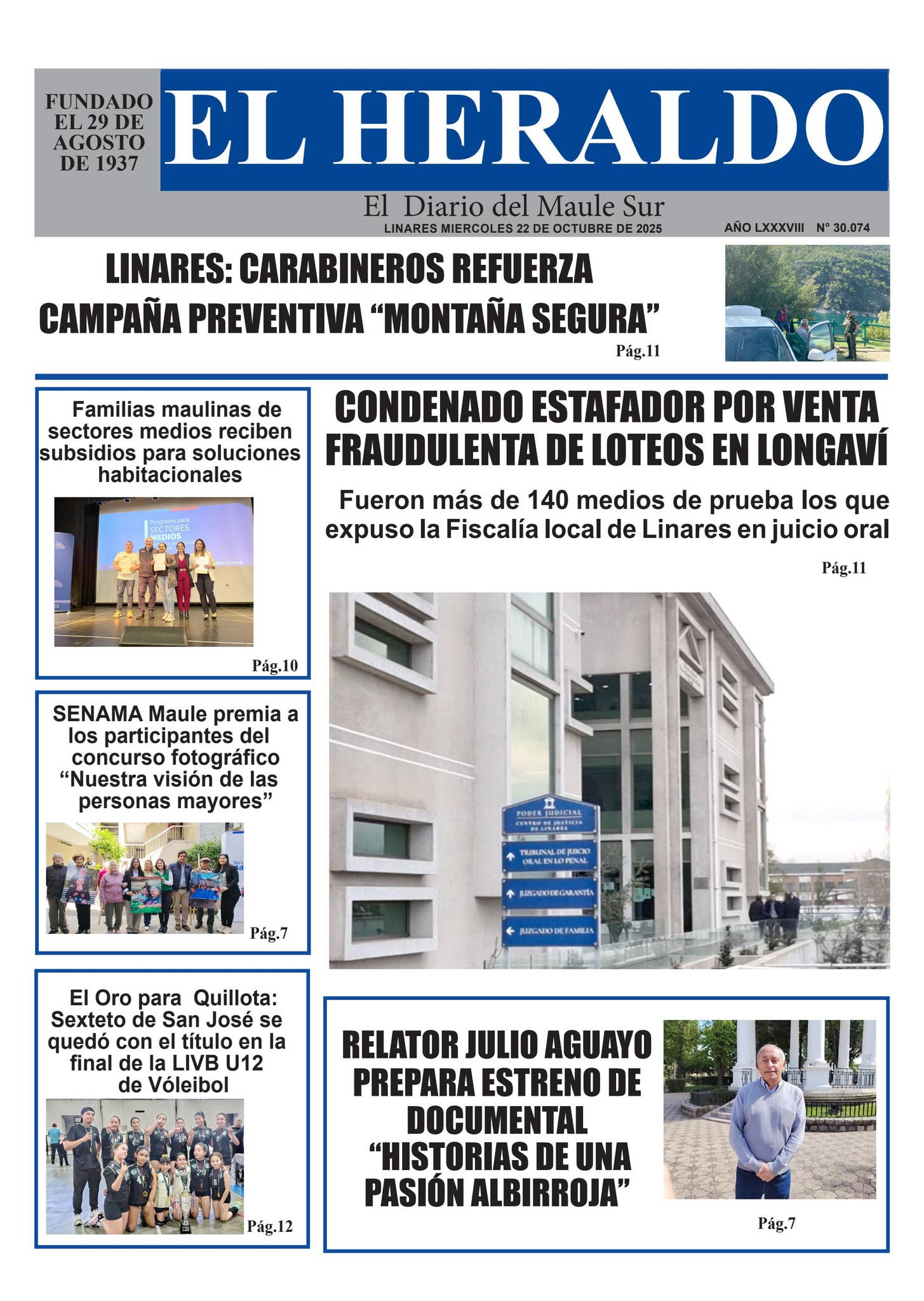 Miercoles 22 de octubre 2025