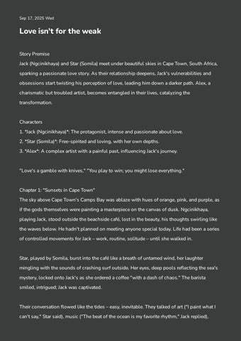 Love isn't for the weak 