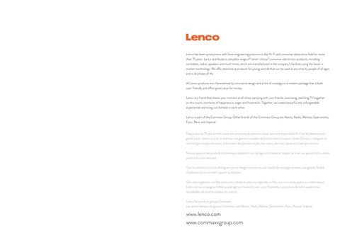 Lenco - The 全集 灯饰产品集 手册 2025 第 2 页