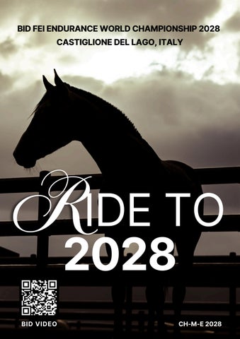 Castiglione del Lago, Italy - Bid FEI Endurance World Championship 2028