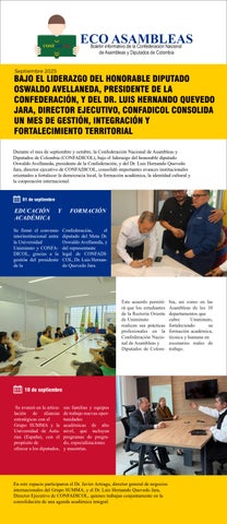 BOLETIN INFORMATIVO CONFADICOL