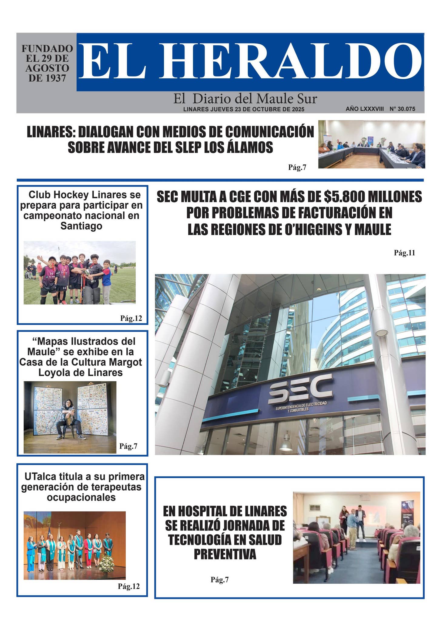 Jueves 23 de octubre 2025