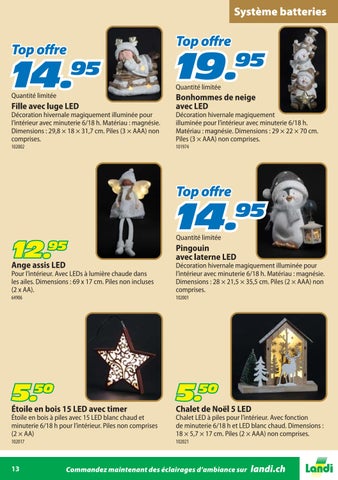 LANDI Prospectus à thème Illuminations 德文 Noël 第 13 页